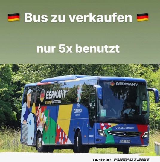 Bus zu verkaufen