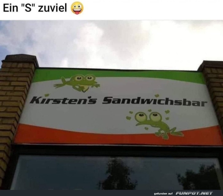 Ein S zu viel