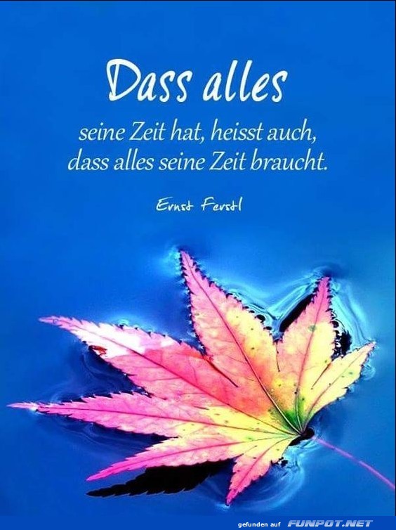 Das alles seine Zeit hat