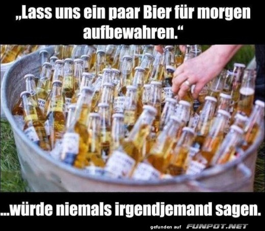 Kein Bier aufheben Kein Bier aufheben
