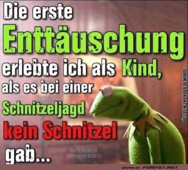 Enttuschung