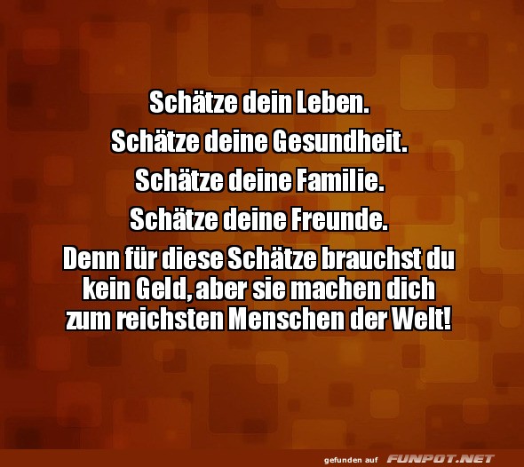 Schtze dein Leben