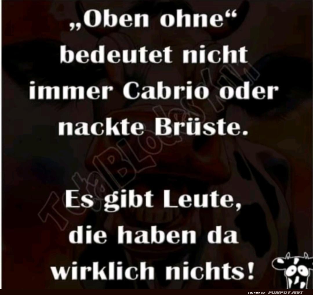 Oben ohne