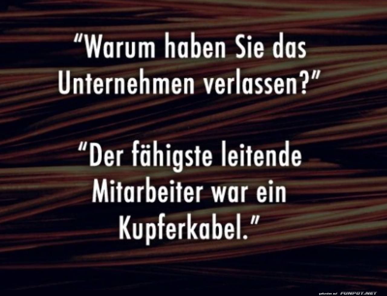 Interessante Antwort