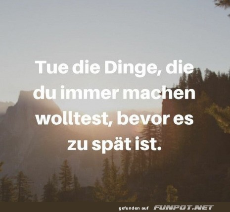 Tue Dinge