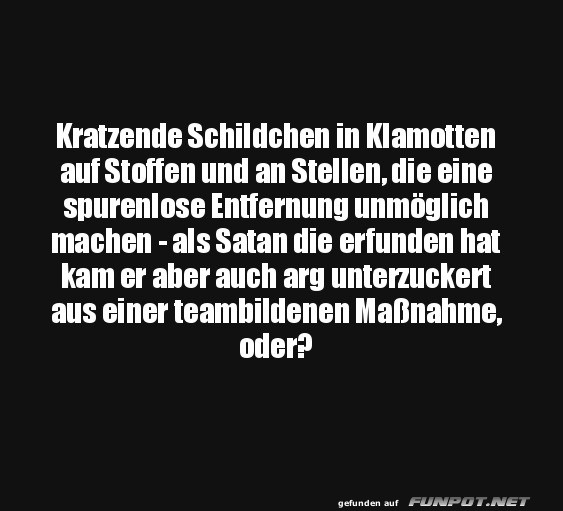 Kratzende Schildchen