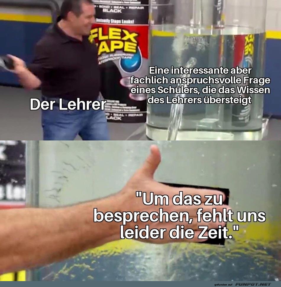 Da fehlt uns die Zeit