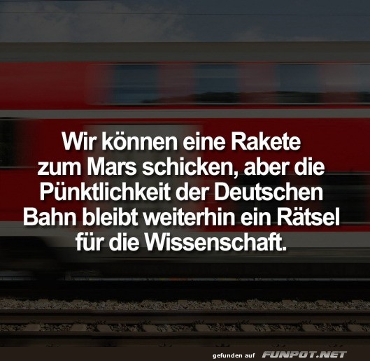 Pnktlichkeit der Bahn