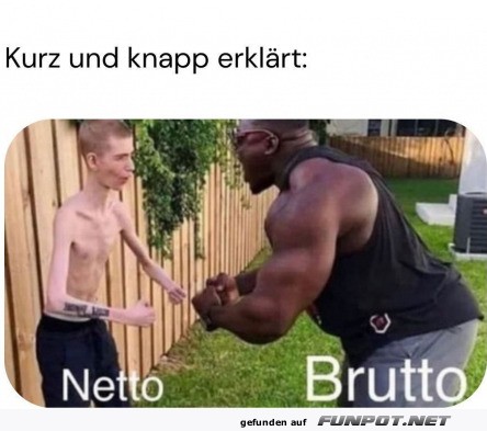 Brutto und netto