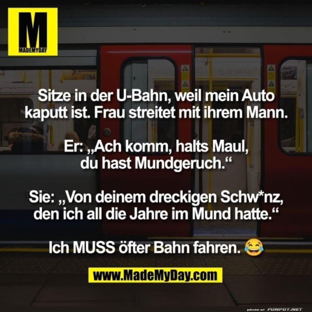 In der U-Bahn