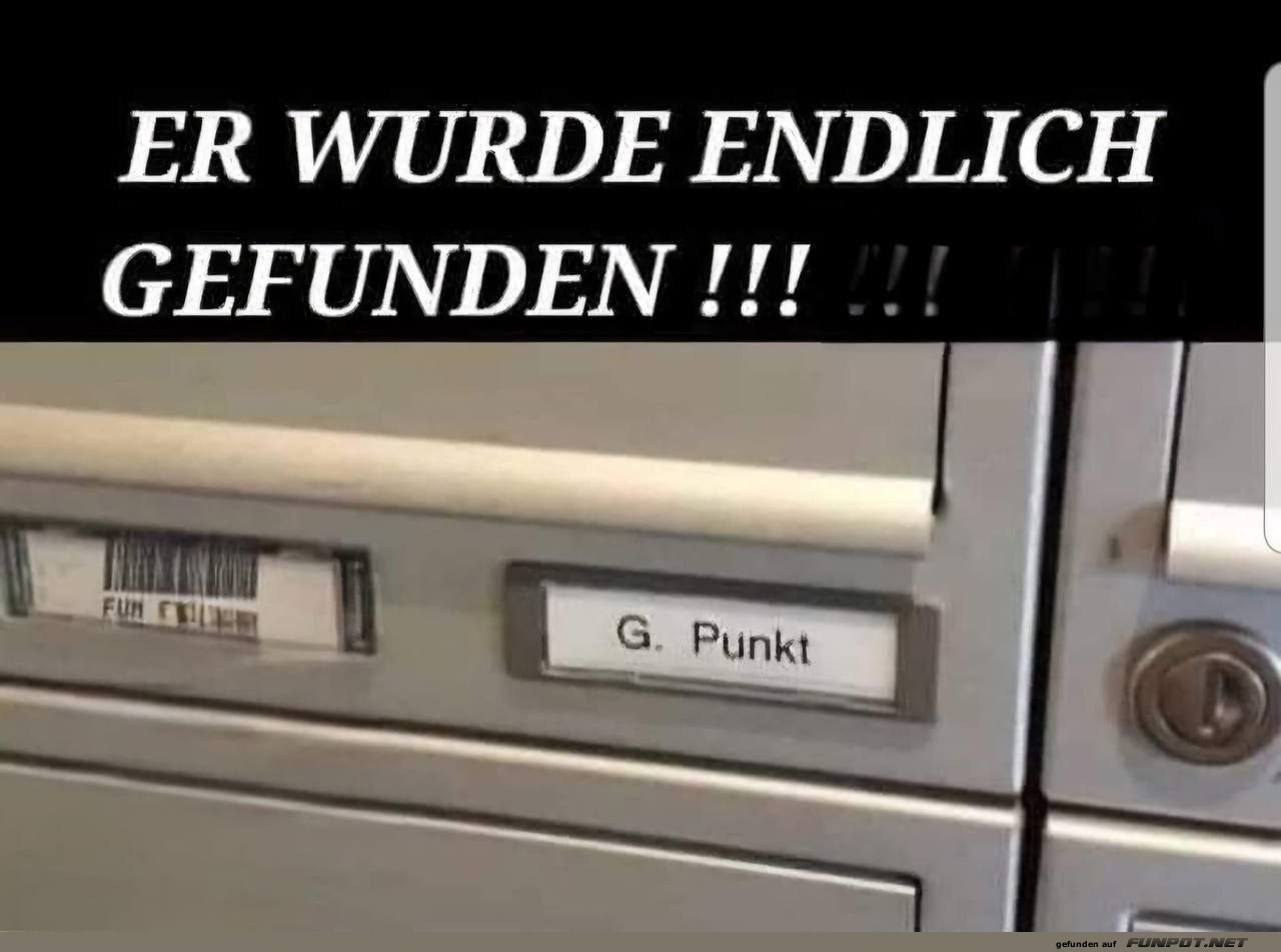 Endlich gefunden