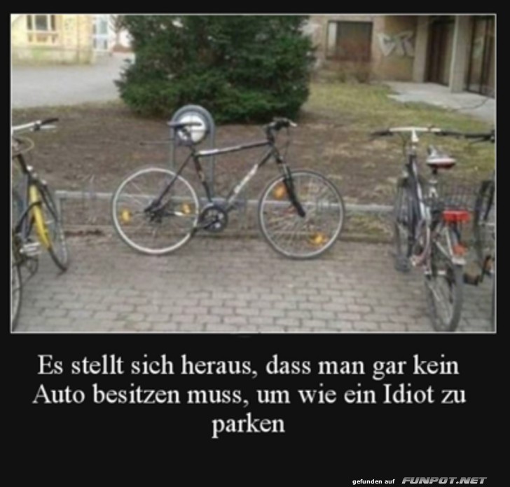 Schlecht geparkt