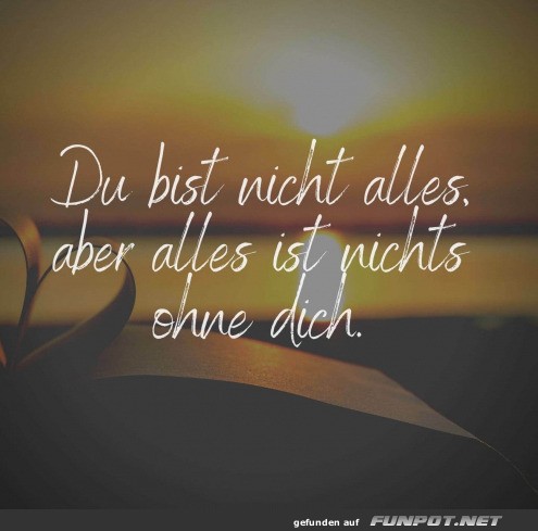 Ohne dich ist alles nichts