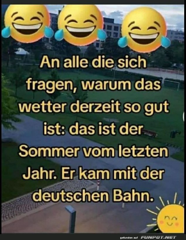 Der Sommer vom letzten Jahr