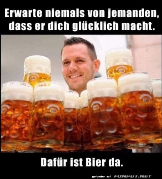 Bier macht dich glcklich