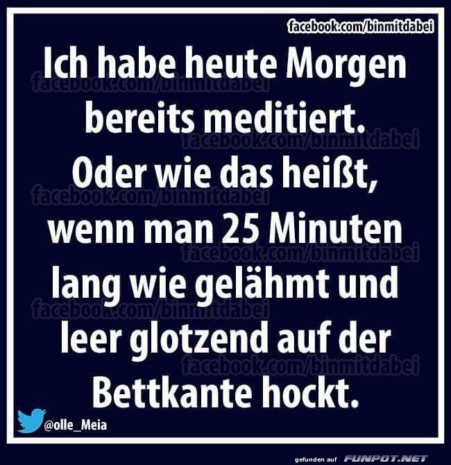 Heute Morgen