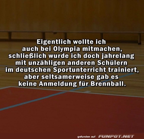 Bei Olympia mitmachen