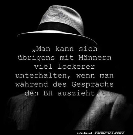 Lockerer unterhalten