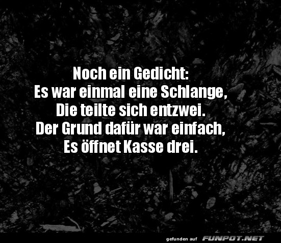 Ein Gedicht