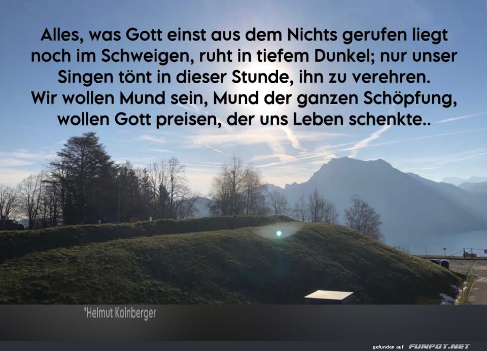 alles was Gott alles was Gott
