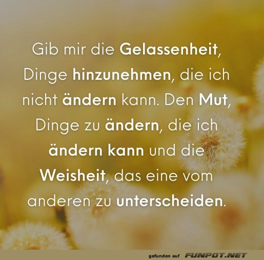 Gelassenheit Gelassenheit