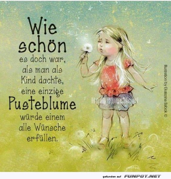 Wie schn es doch war