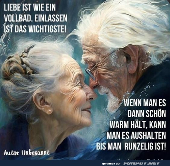 Liebe ist wie ein Vollbad