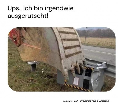 Ausgerutscht