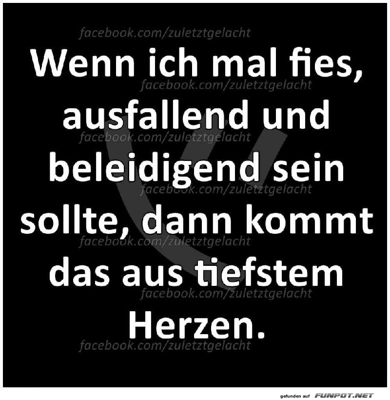 Aus tiefstem Herzen