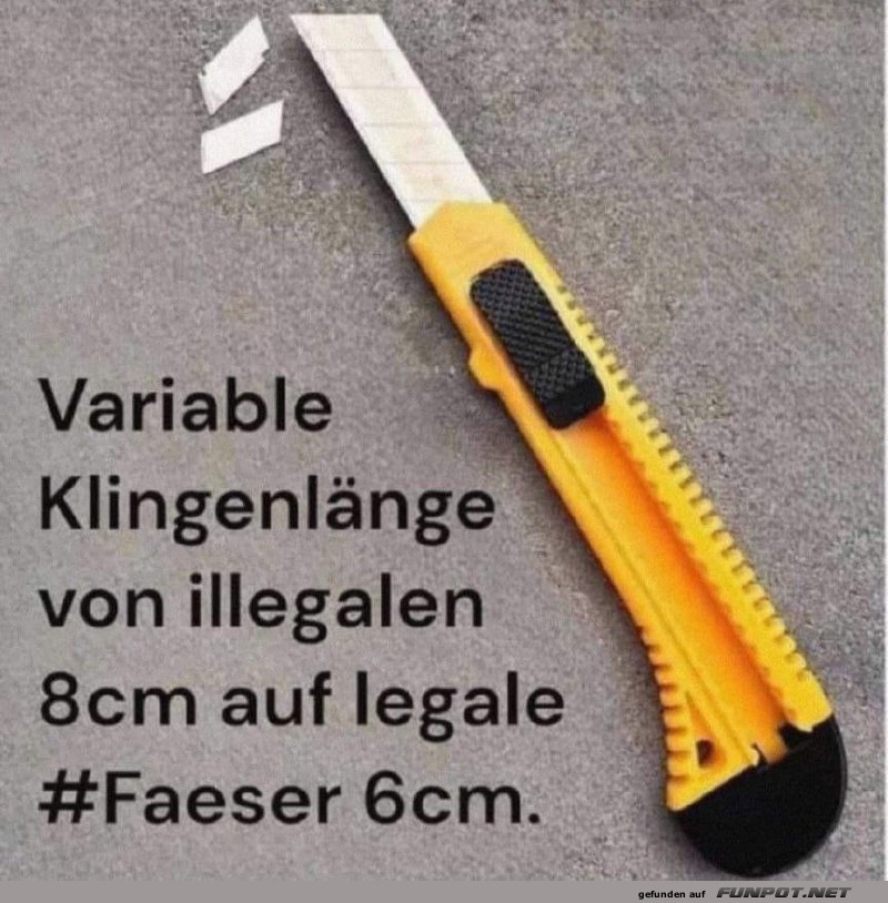 Die Klingenlnge