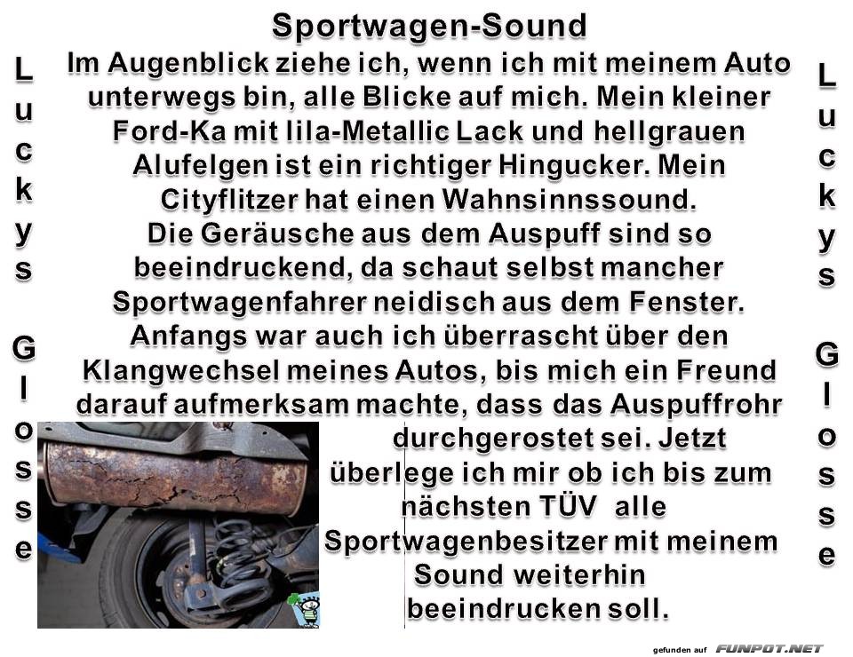 Sportwagen-Sound