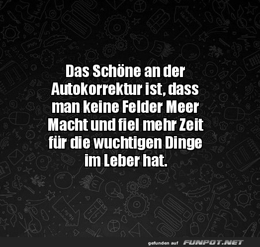 Die Autokorrektur