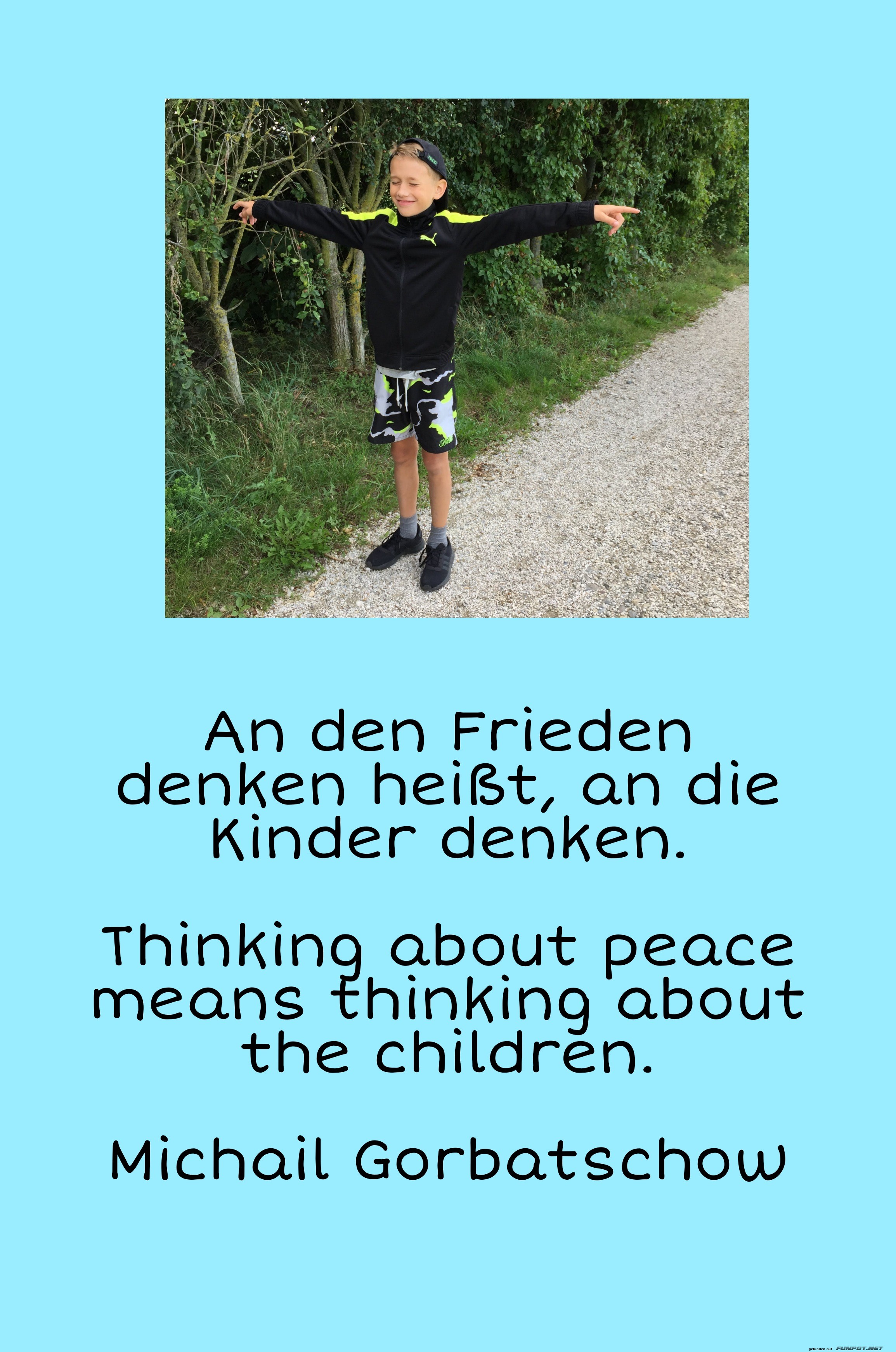 An den Frieden denken