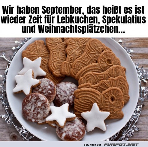 Es ist September