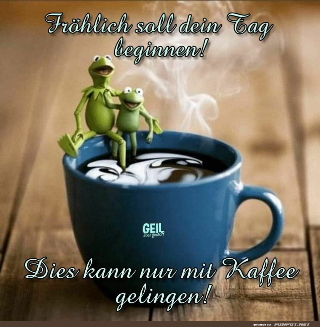 Mit Kaffee den Tag beginnen