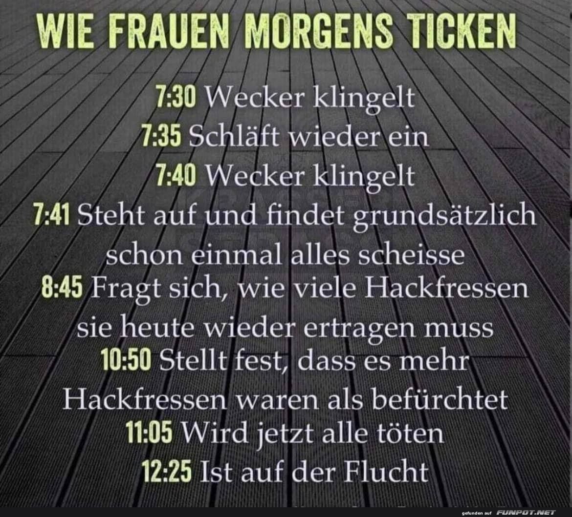 Frauen morgens