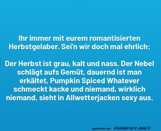 Herbstgelaber