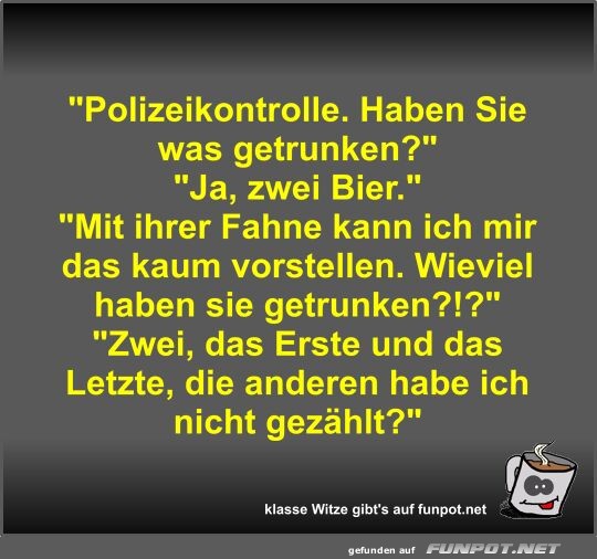 Polizeikontrolle