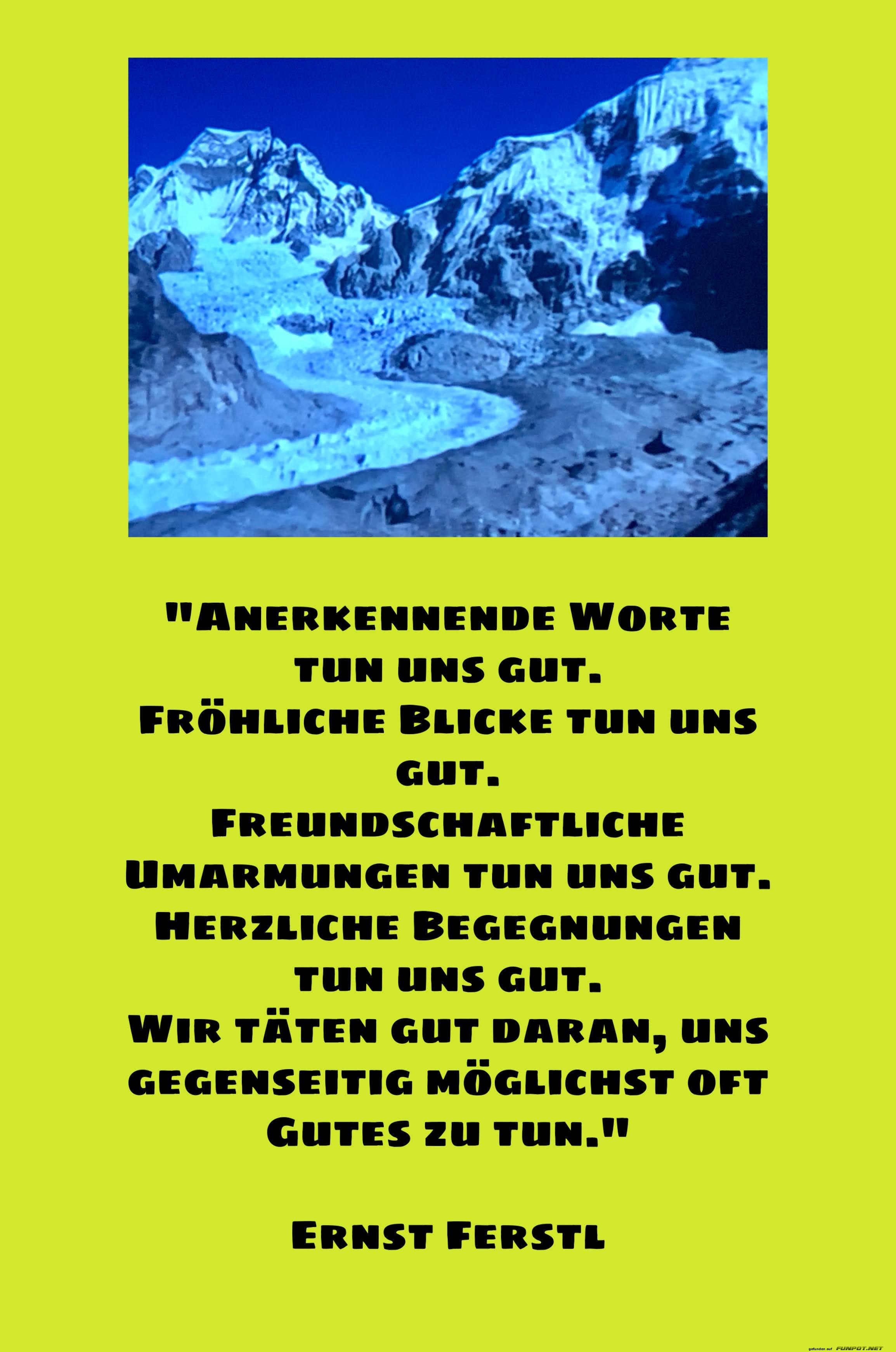 Anerkennende Worte