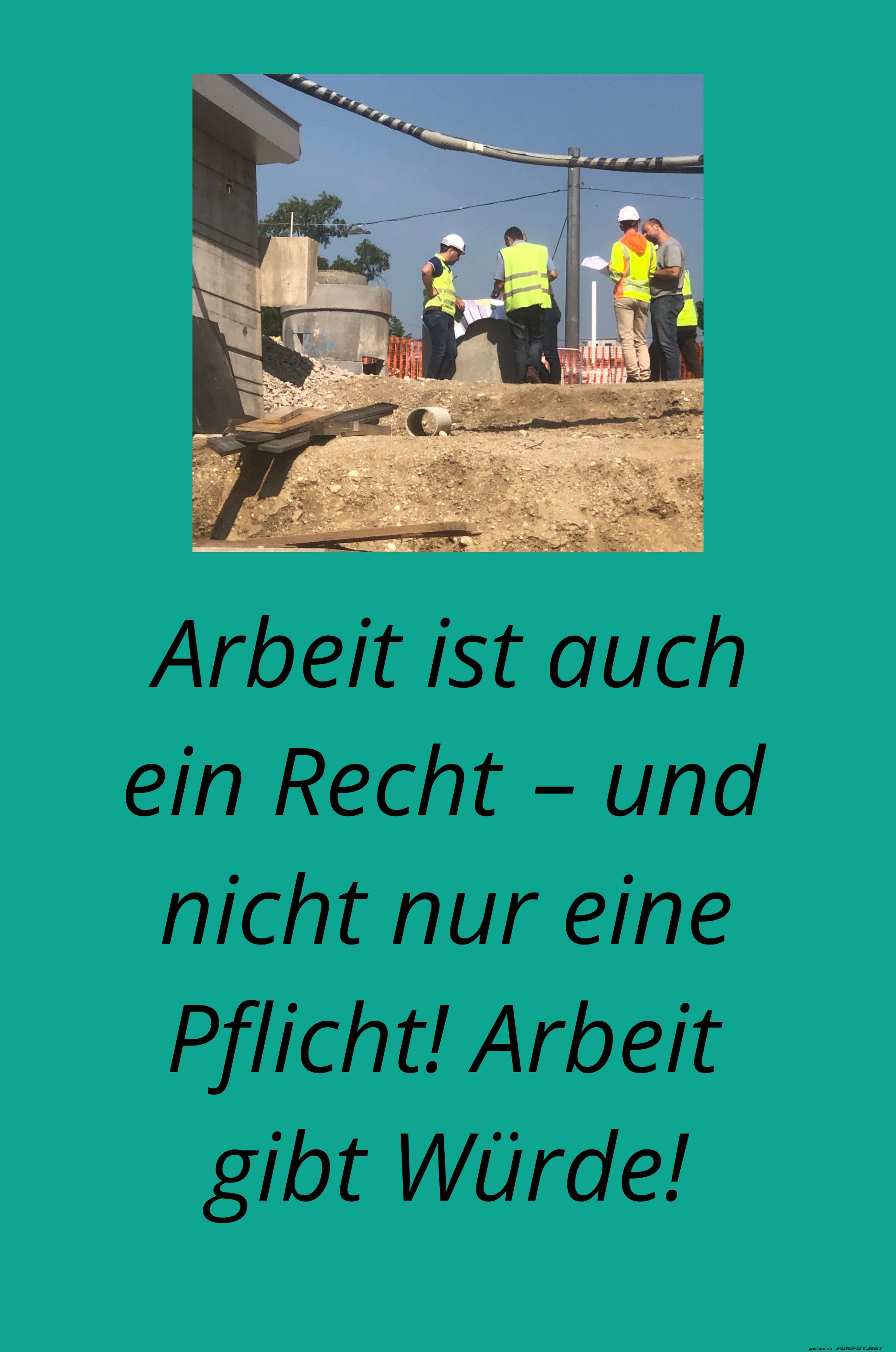 arbeit ist auch ein recht