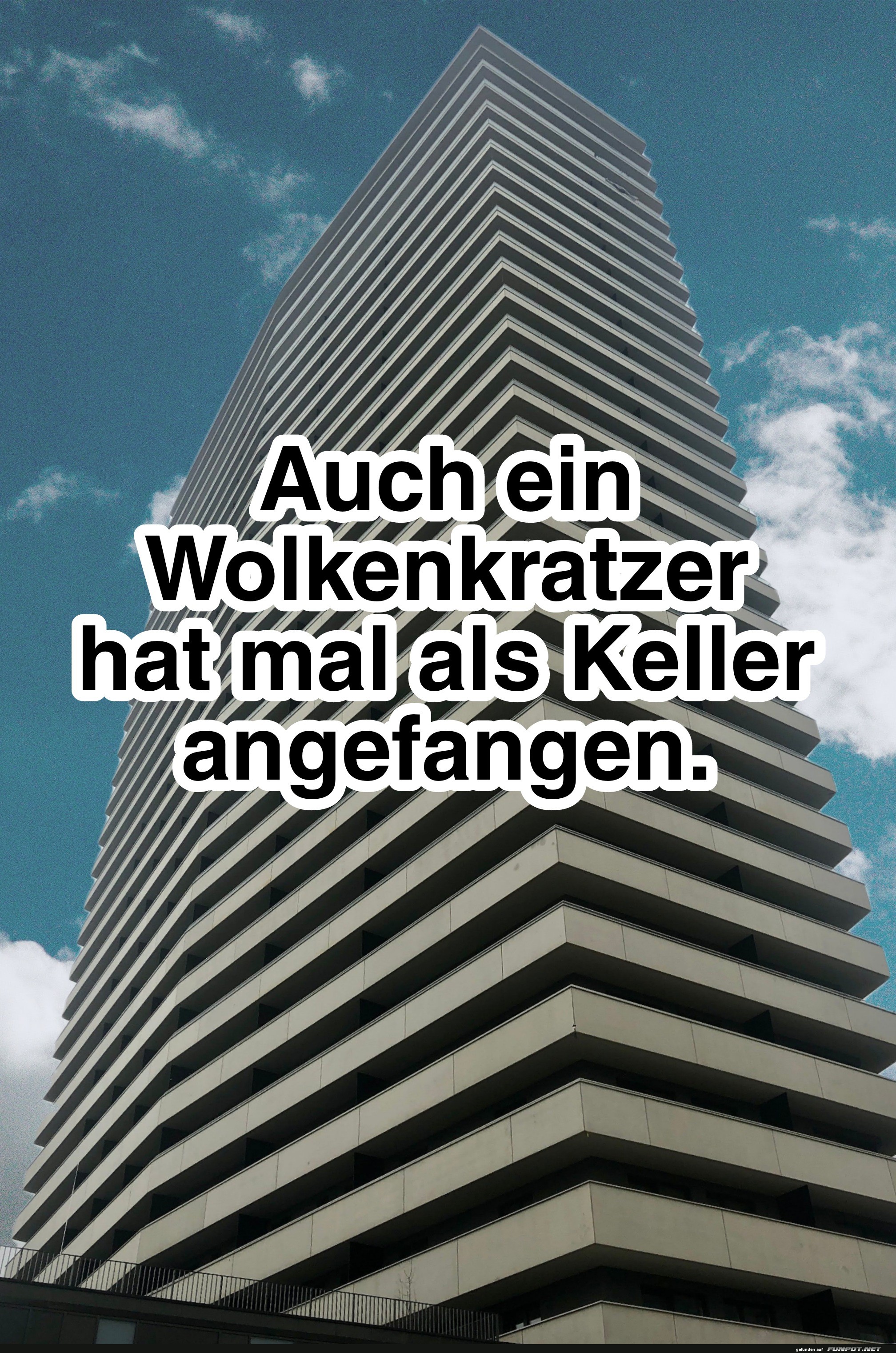 Auch ein Wolkenkratzer