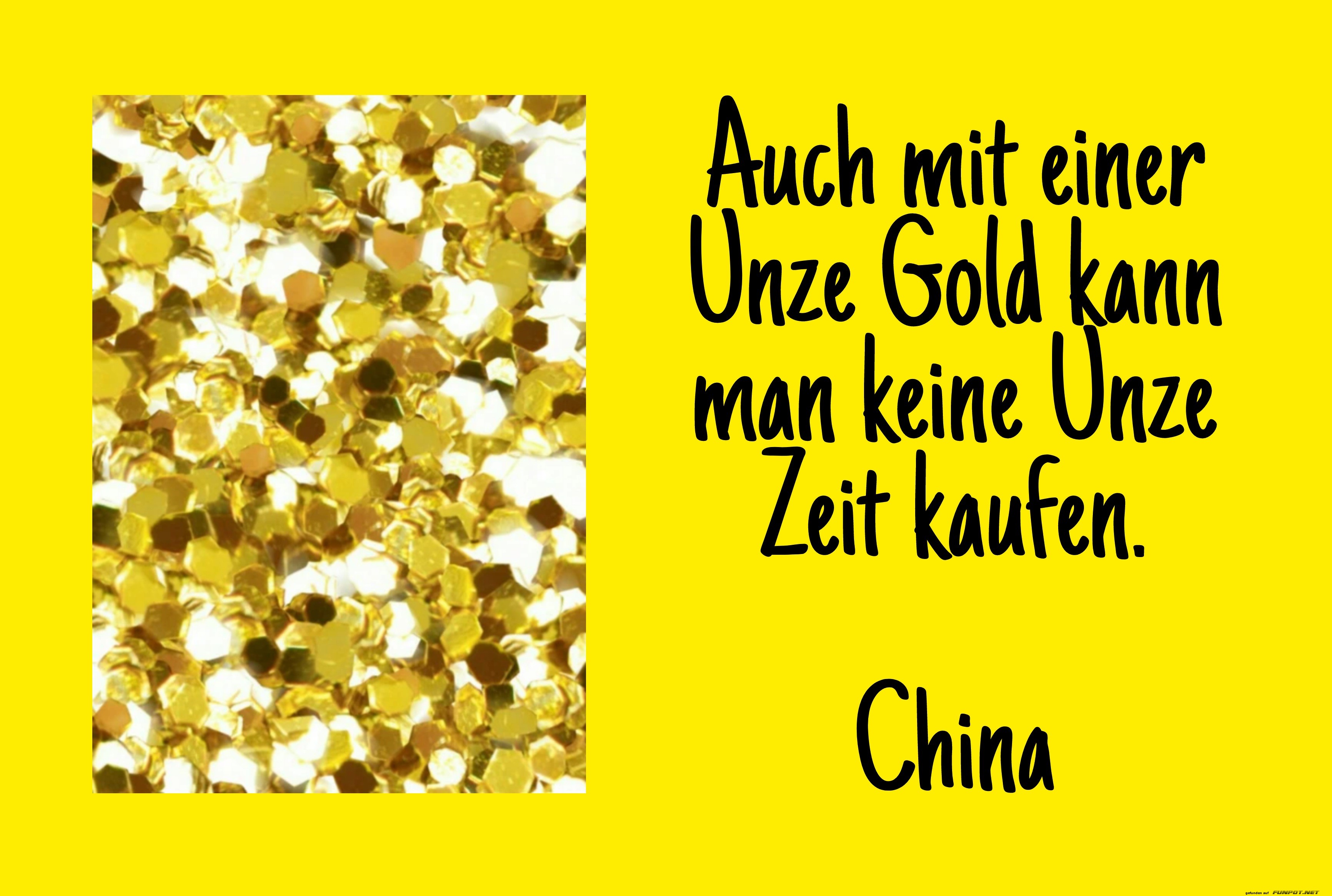 Auch mit einer Unze Gold