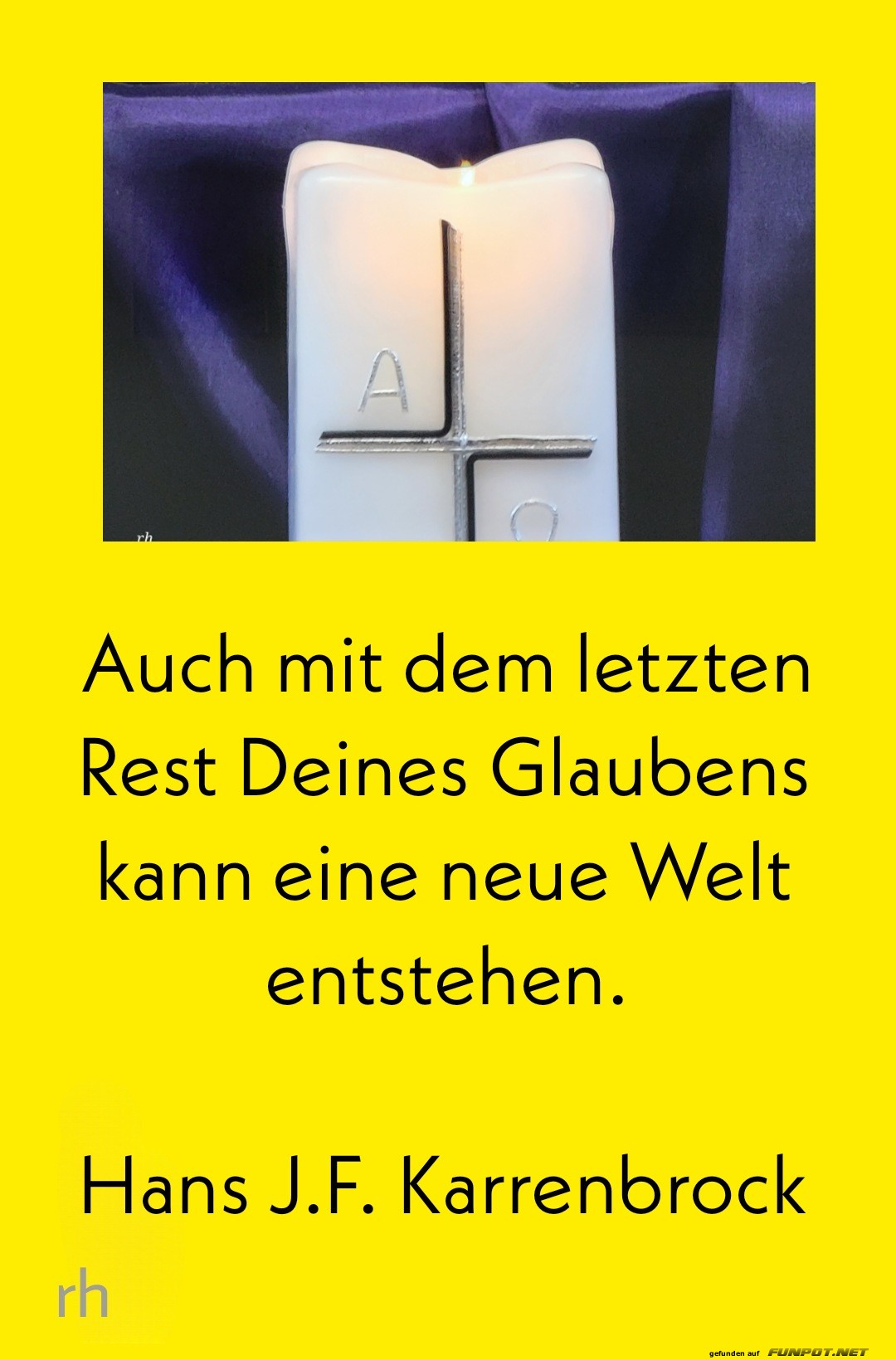 auch mit dem letzten Rest