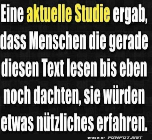 Aktuelle Studie