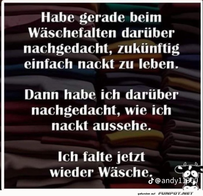 Wsche falten