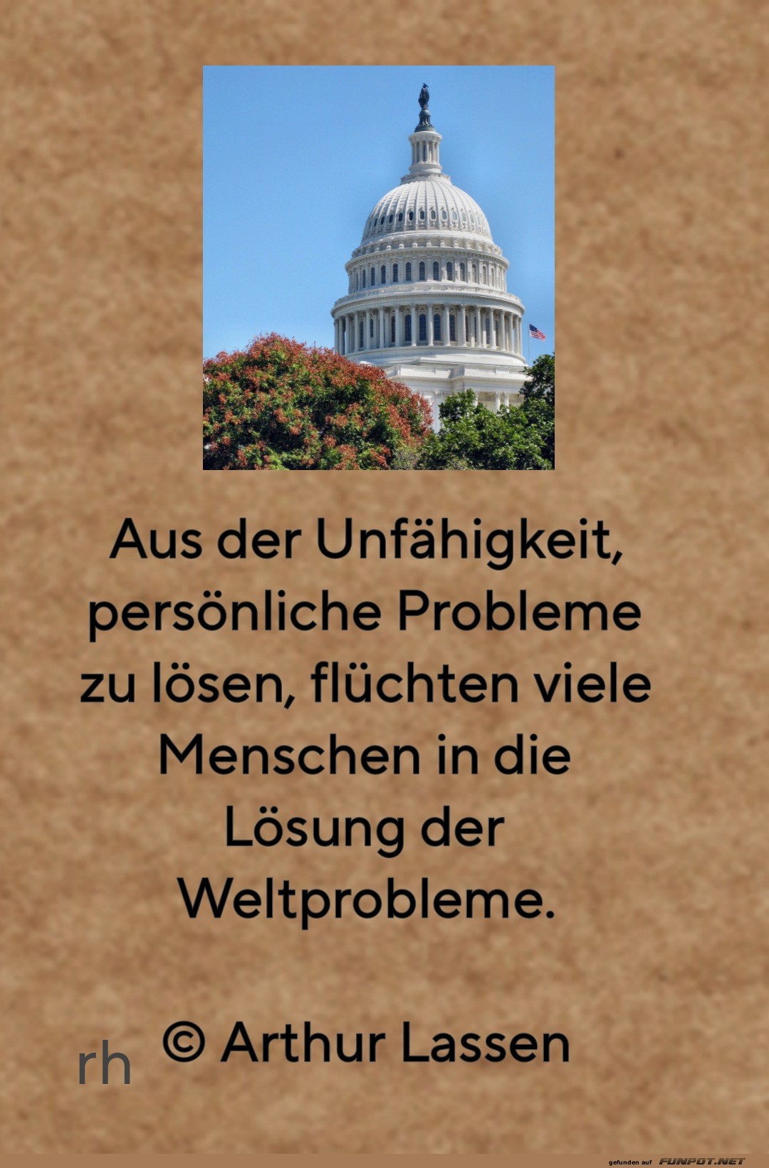 aus der unfhigkeit