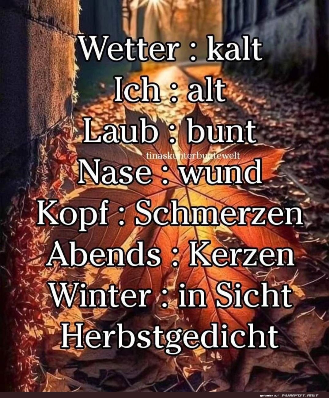 Tolles Herbstgedicht