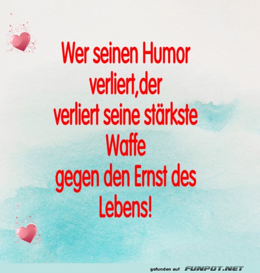 Wer seinen Humor verliert