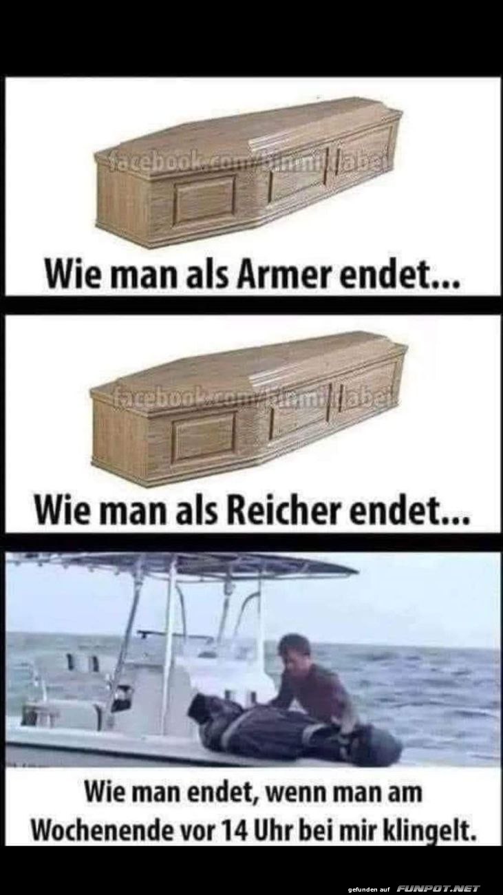 Wie man endet