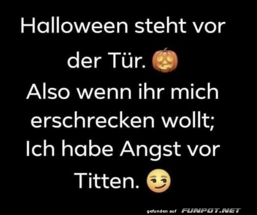 Halloween steht vor der Tr